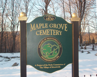 cemetery sign 